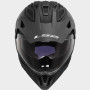 Casco LS2 MX702 Pioneer II nero opaco