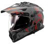 Casque LS2 MX702 Pioneer II CRAZY RED MATT