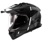 Casco LS2 MX702 Pioneer II HILL Negro OPACO Blanco