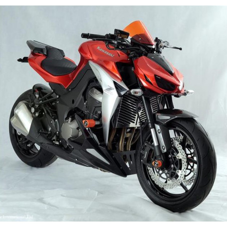 Puntale motore Powerbronze in ABS nero per Kawasaki Z1000 2010 2020 Z 1000 R 2017 2021
