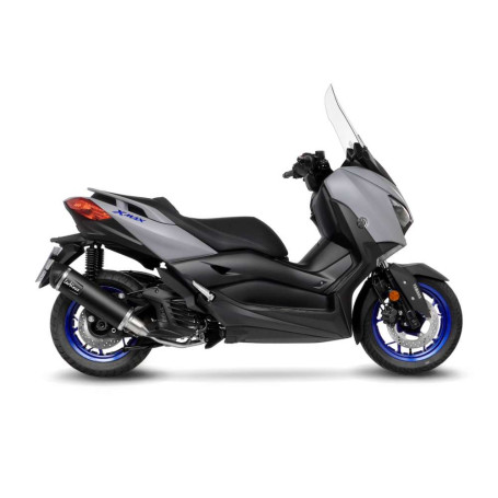 scarico non omologato Leovince nero per yamaha X-MAX 2021-2024