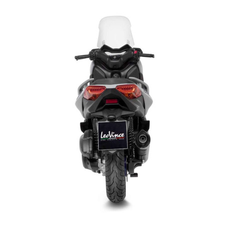 scarico omologato Leovince nero per yamaha 125 X-MAX 2021-2024