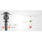 Soporte portateléfono optiline Steam para tubo de dirección dirección 12/25,1 mm Ø duo lock Soporte portateléfono optiline Steam para tubo de dirección dirección 12/25,1 mm Ø duo lock