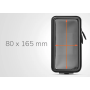 Waterproof motorcycle phone holder Optiline 80x165 MM for Duo Lock mounting systems