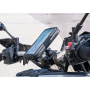 Waterproof motorcycle phone holder Optiline 80x165 MM for Duo Lock mounting systems