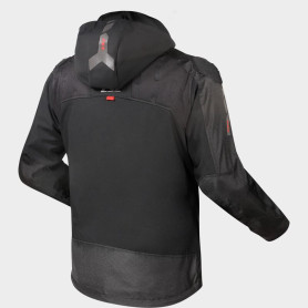 Giacca moto Ls2 Zirconium nera rossa impermeabile