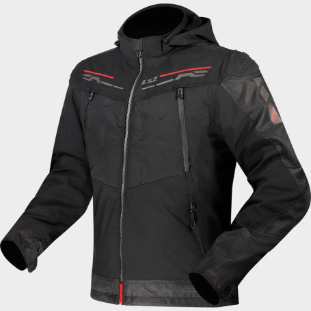 LS2 Zirconium Jacket waterproof red black