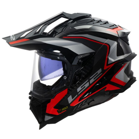 MX helmet LS2 MX701 EXPLORER C Frontier II Red