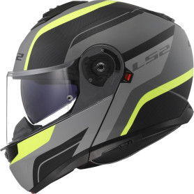 Klapphelm LS2 FF908 Strobe II monza schwarz grau matt gelb flu… | MotoGM