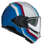 Casco Nolan N120-1 blu rosso bianco Lineo 347
