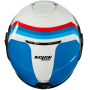 Casco Nolan N120-1 blu rosso bianco Lineo 347