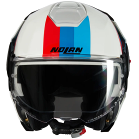 Casque Nolan N120-1 bleu rouge blanc Lineo 347