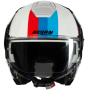 Casco Nolan N120-1 blu rosso bianco Lineo 347