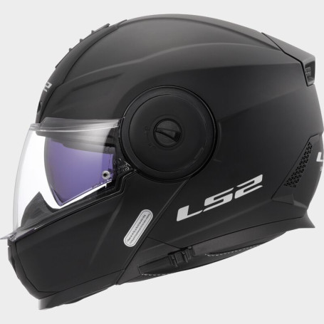 Klapphelm LS2 FF902 Scope II solid schwarz matt | MotoGM