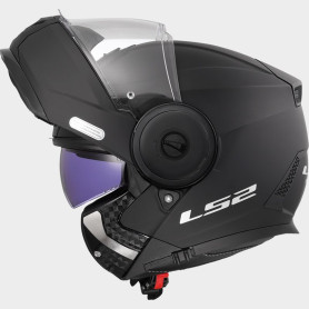 Casque Modulable LS2 FF902 Scope II solid noire matte | MotoGM