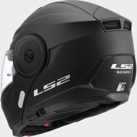 Casco modular LS2 FF902 Scope II solid negro opaco | MotoGM