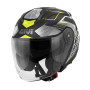 Casco Jet Givi X25 TRACE NERO ARGENTO GIALLO OPACO