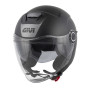 Casque Jet Givi 12.5 Solid noire matte
