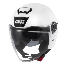 Casco jet Givi X12.5 Solid blanco brillante | MotoGM