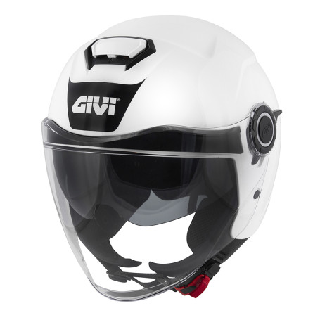 Casco jet Givi X12.5 Solid blanco brillante | MotoGM