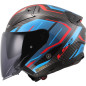 LS2 jet helmet OF603 Infinity II Carbon URUS blue red LS2 jet helmet OF603 Infinity II Carbon URUS blue red
