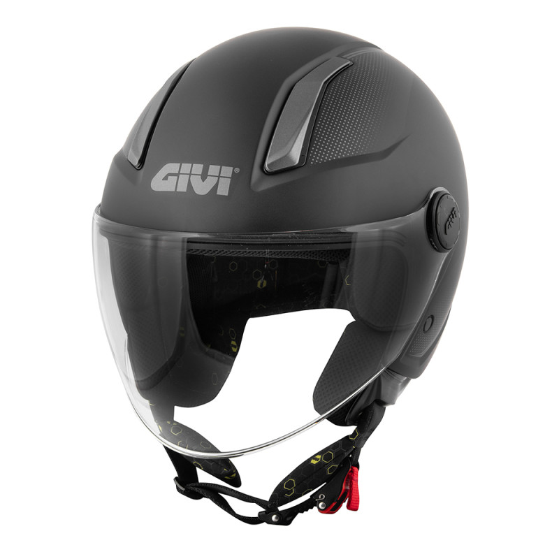 Casco jet Givi 11.7 Solid Color negro opaco Casco jet Givi 11.7 Solid Color negro opaco