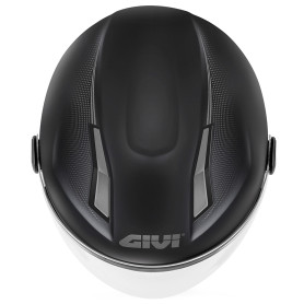 Casco jet Givi 11.7 Solid Color negro opaco | MotoGM