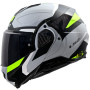 Casque Modulable LS2 FF910 Advant II Triple gris jaune fluo