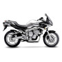 Terminali di scarico Leovince LV One EVO II Omologato Inox per Yamaha FZ6 04-06