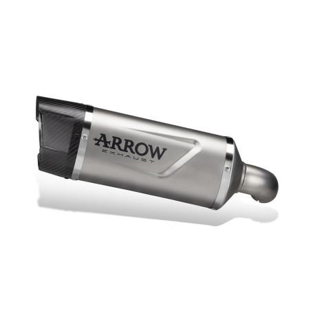 Terminale di scarico Arrow Titanio Indy Race Evo BMW R 1300 GS 2024 fondello carbonio