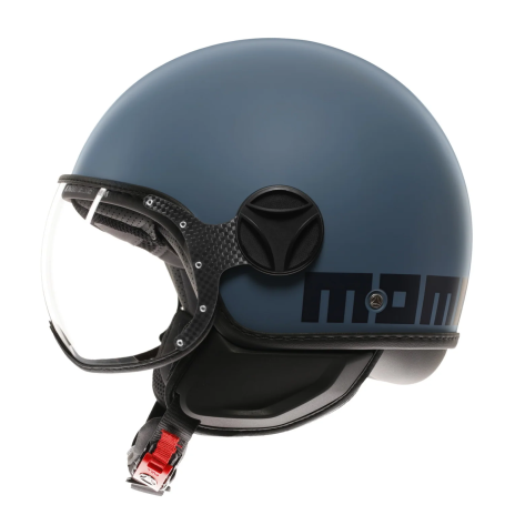 Casque Momo design FGTR CLASSIC matt dusty bleu E2206