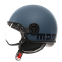 Casque Momo design FGTR CLASSIC matt dusty bleu E2206