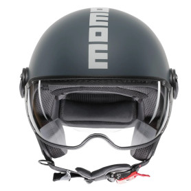 Casco Momo design FGTR CLASSIC Candy matt ottanio E2206