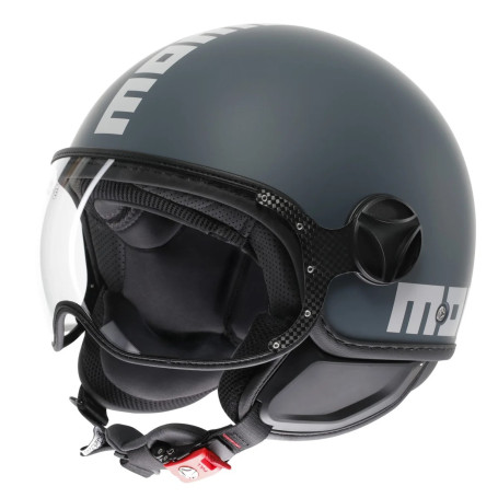 Casco Momo design FGTR CLASSIC Candy matt ottanio E2206