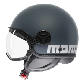 Casco Momo design FGTR CLASSIC Candy matt ottanio E2206 | MotoGM