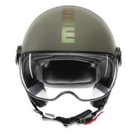 Casco Momo design FGTR CLASSIC flip verde opaco bronzo E2206