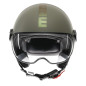 Casco Momo design FGTR CLASSIC flip verde opaco bronzo E2206 Casco Momo design FGTR CLASSIC flip verde opaco bronzo E2206