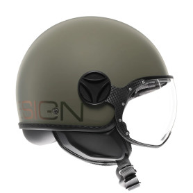 Casque Momo design FGTR CLASSIC flip vert bronze matte ECE2206 | MotoGM