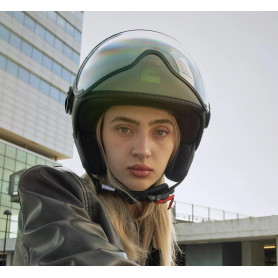 Helm Momo design FGTR CLASSIC flip grün matt bronzo E2206 | MotoGM