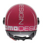 Casco Momo design FGTR CLASSIC Candy fucsia bianco E2206