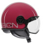 Casco Momo design FGTR CLASSIC Candy fucsia bianco E2206