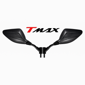 Espejos da manillar carbon look para Yamaha T-Max 500 04-11, T-M… | MotoGM