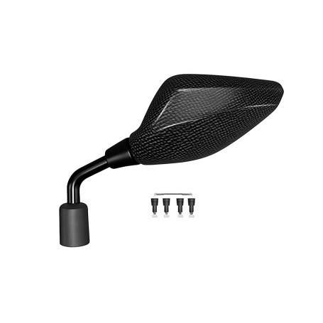 Orion Mirror Street Approved Universal 2004 Left Carbon look whit adapters