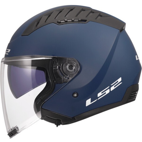 Casco Jet LS2 OF600 Copter II Solid Navy Matt Blue ECE22.06