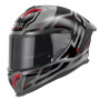 Casco Givi 50.3 Quasar nero titanio rosso lucido