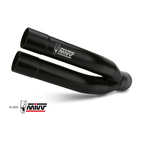 Muffler Double Gun titanium for Kawasaki Z 750 07-09, Z 750 R 11-