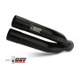 Silencieux pas Homologués Mivv Double Gun Titanium pour Kawasaki Z 750 07-09, Z 750 R 11-