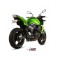 Terminal no homologado Mivv Double Gun titanio para Kawasaki Z 750 07-09, Z 750 R 11-