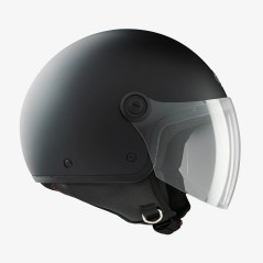 EL'JETTIN 6.0 Jethelm (Tucano Urbano) – mattes Kohleschwarz | MotoGM