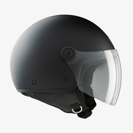Casco demi-jet EL'JETTIN 6.0 (Tucano Urbano) – negro carbón mate | MotoGM
